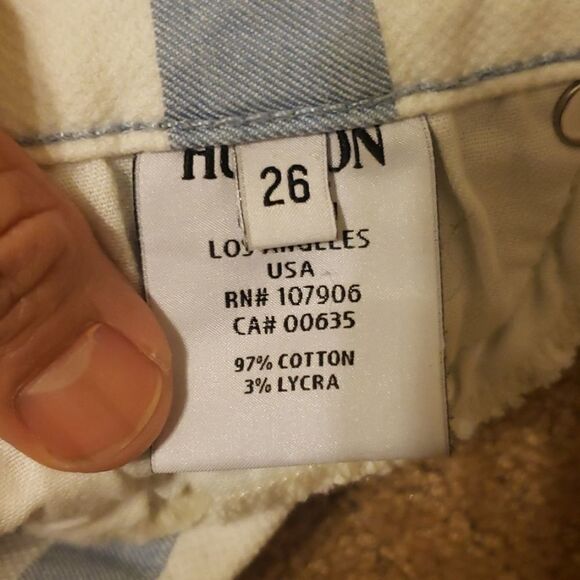 Hudson krista jeans stripped size 26 - Picture 4 of 8